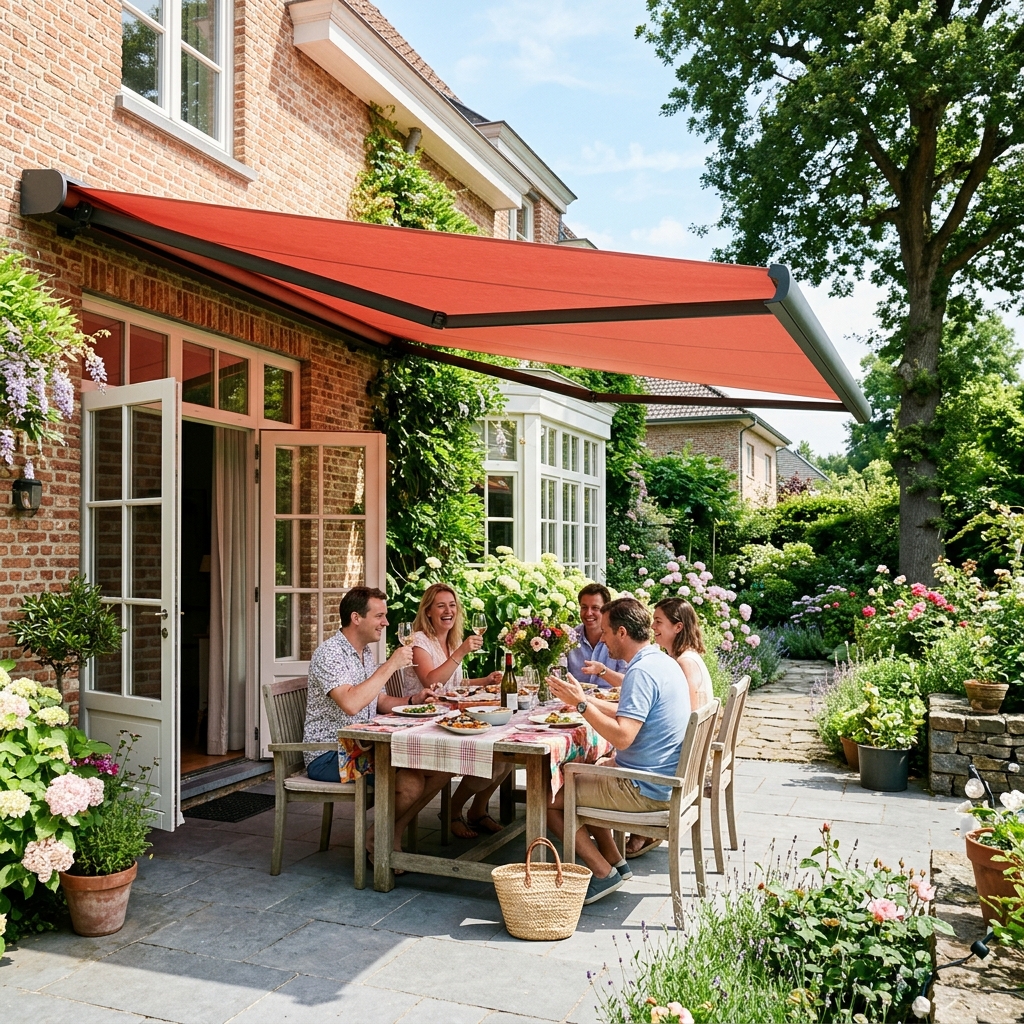 Knikarmscherm: De Klassieker voor uw Terras