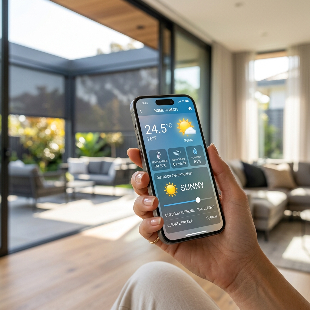Smart Zonnewering: App & Sensoren